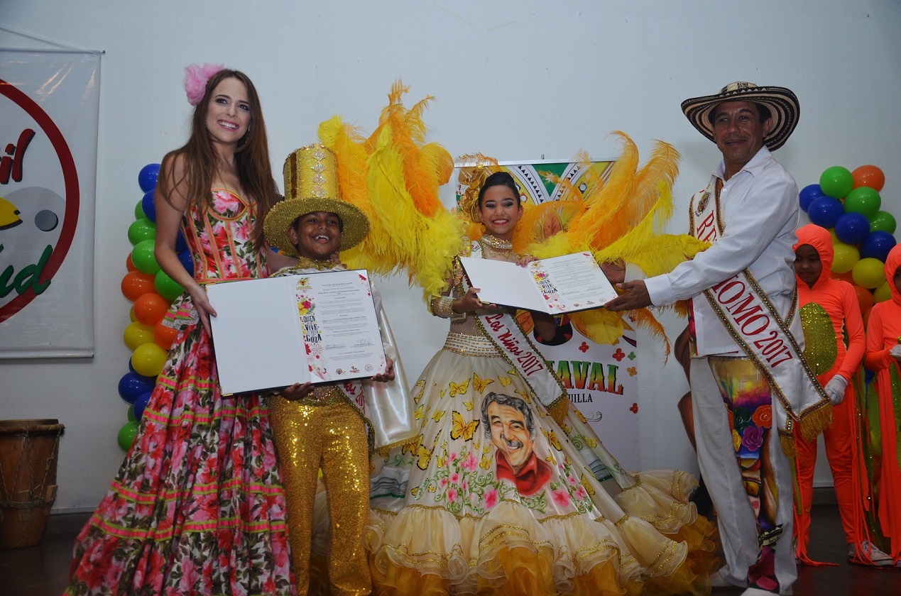 Con homenaje a Gabo, los Reyes del Carnaval de los Niños 2017 reciben sus decretos