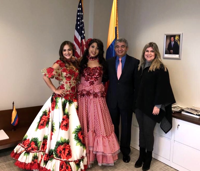 La alegría del Carnaval de Barranquilla se vivió en Nueva Jersey con Valeria Abuchaibe