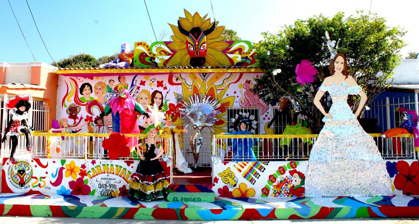 Las fachadas de Barranquilla se visten de Carnaval
