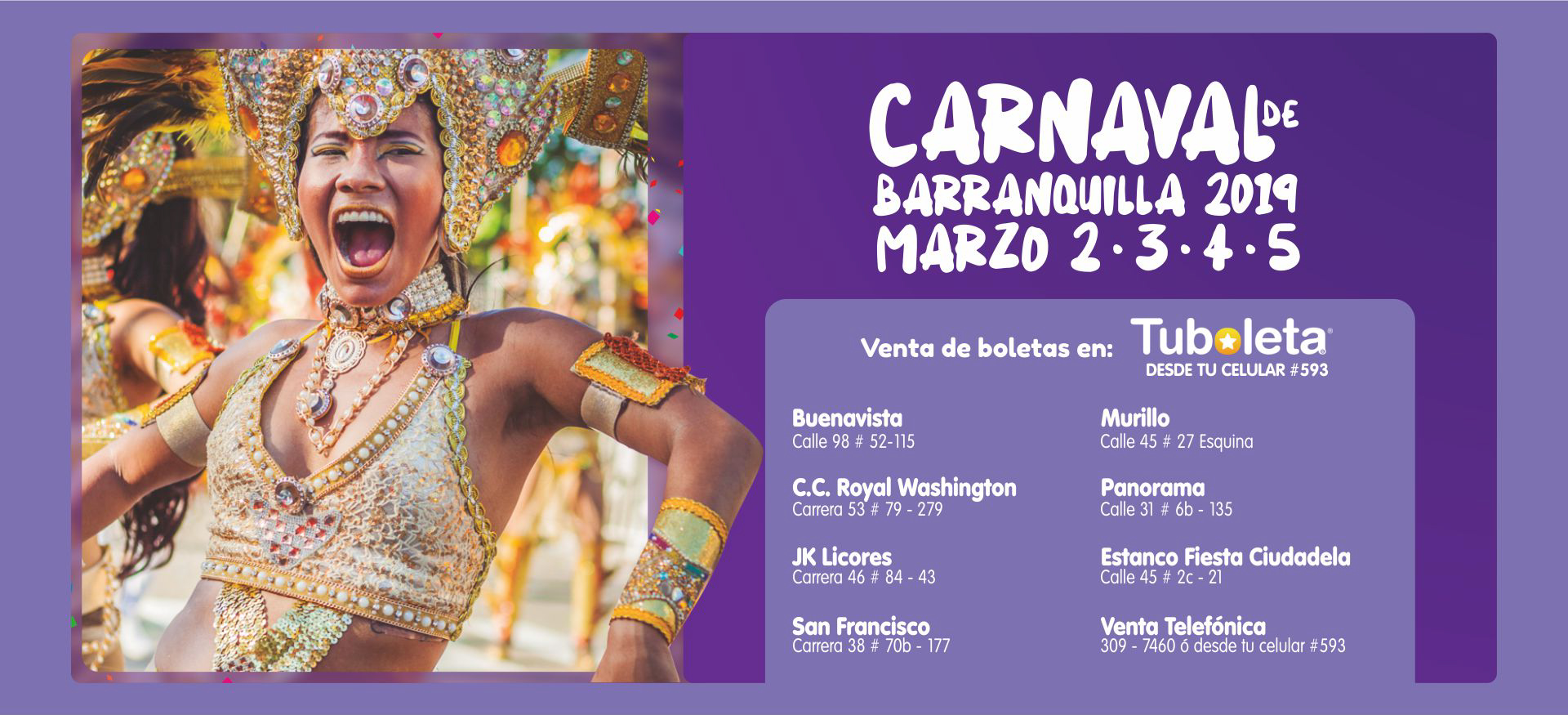 Desde el 1° de octubre disponible boletería para los desfiles del Carnaval 2019
