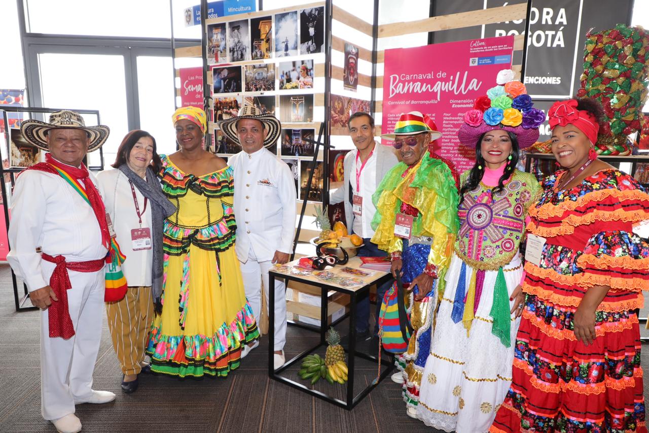 En feria ‘Viviendo el Patrimonio’, Carnaval de Barranquilla fue el gran protagonista