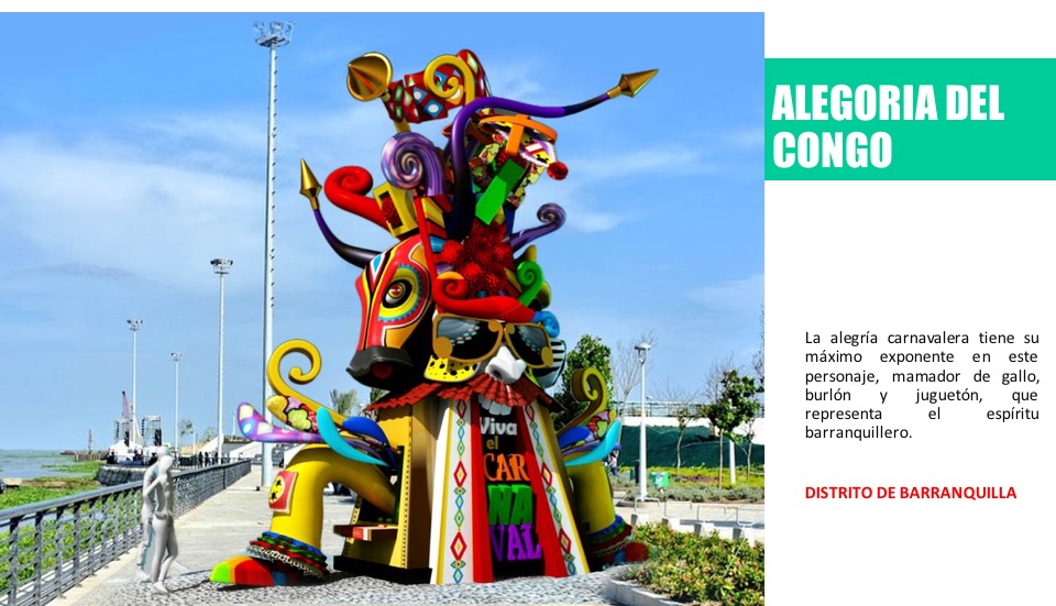 Exposición a cielo abierto de figuras del Carnaval de Barranquilla